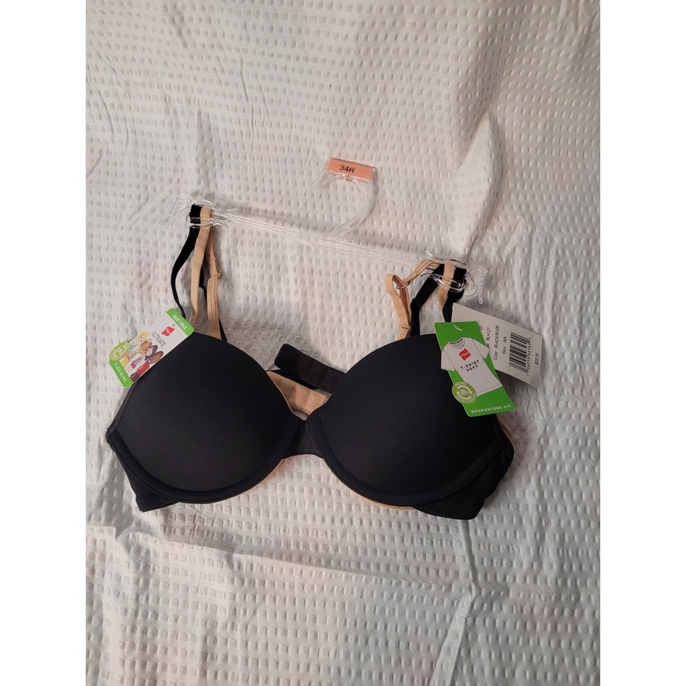 NWT Hanes 2pk Bras 34A